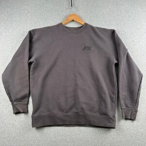 UFC Gym Sweatshirt Mens Large Charcoal Gray You Vs You Train Push Fight Crewneck